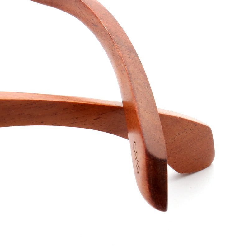 Temple tips of wooden eyeglass frames