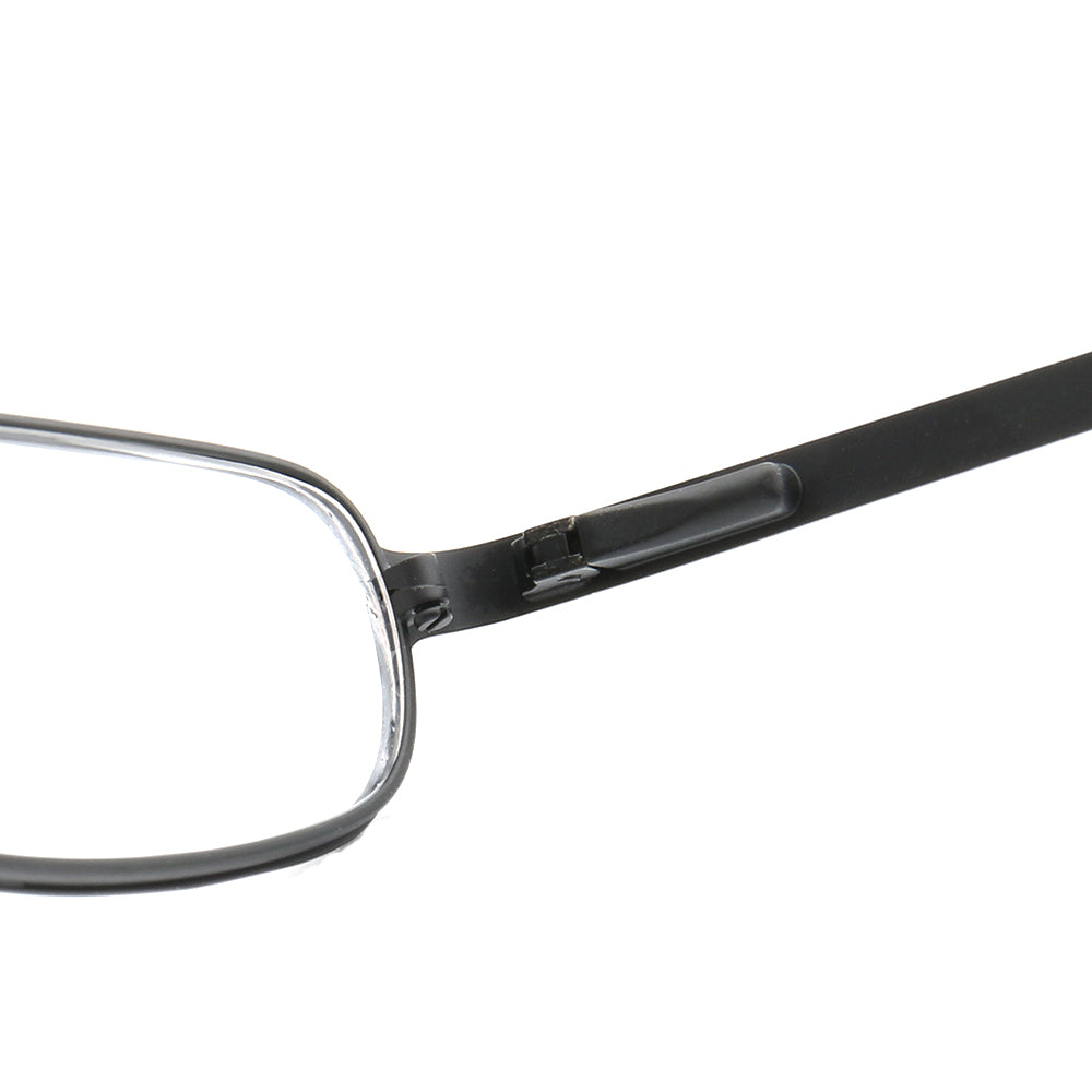 Yukon | Rectangular Full Rim Metal Eyeglass Frames | Lightweight Modern Business Glasses