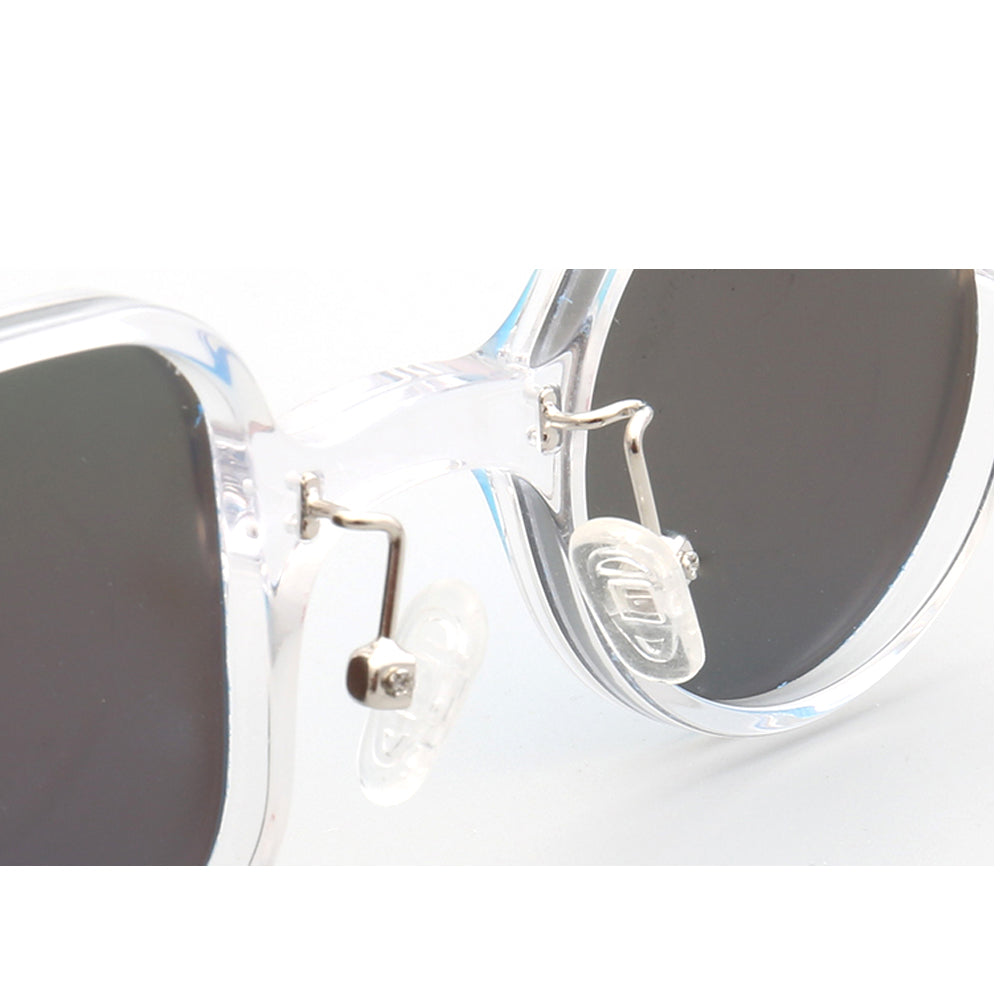 Nose pads of clear acetate sunglasses