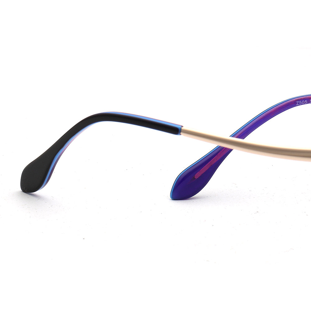 Hope | Two Toned Cat Eye Glasses For Women | Lightweight Acetate & Metal Frame