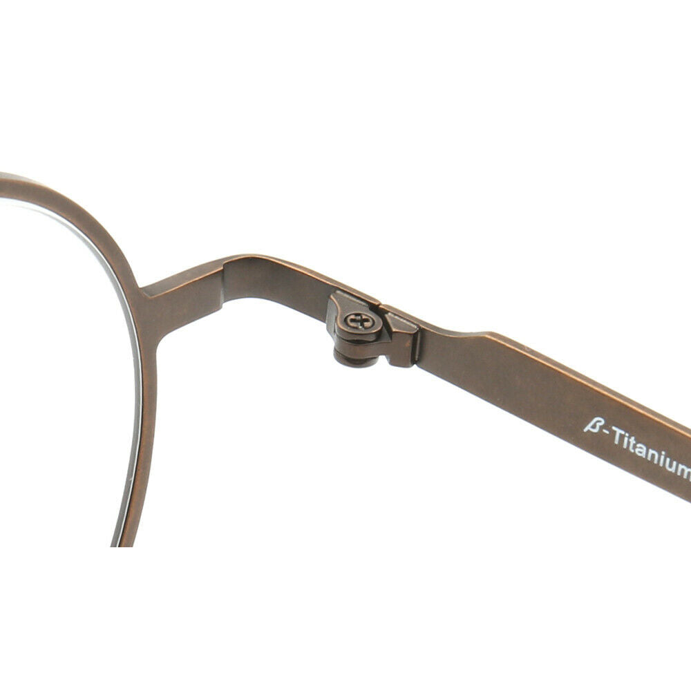 Inner hinge of round half rim eyeglasses