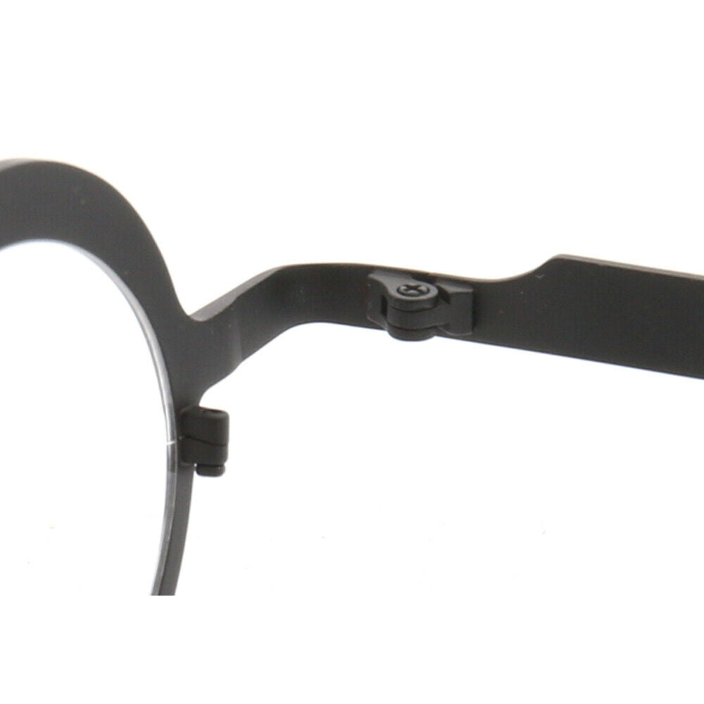 Hinge of round titanium eyeglasses frames