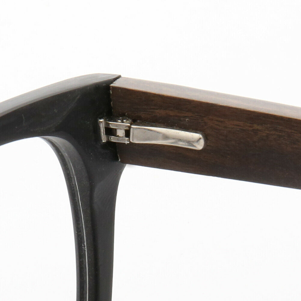 Interior hinge of wooden eyeglass frames