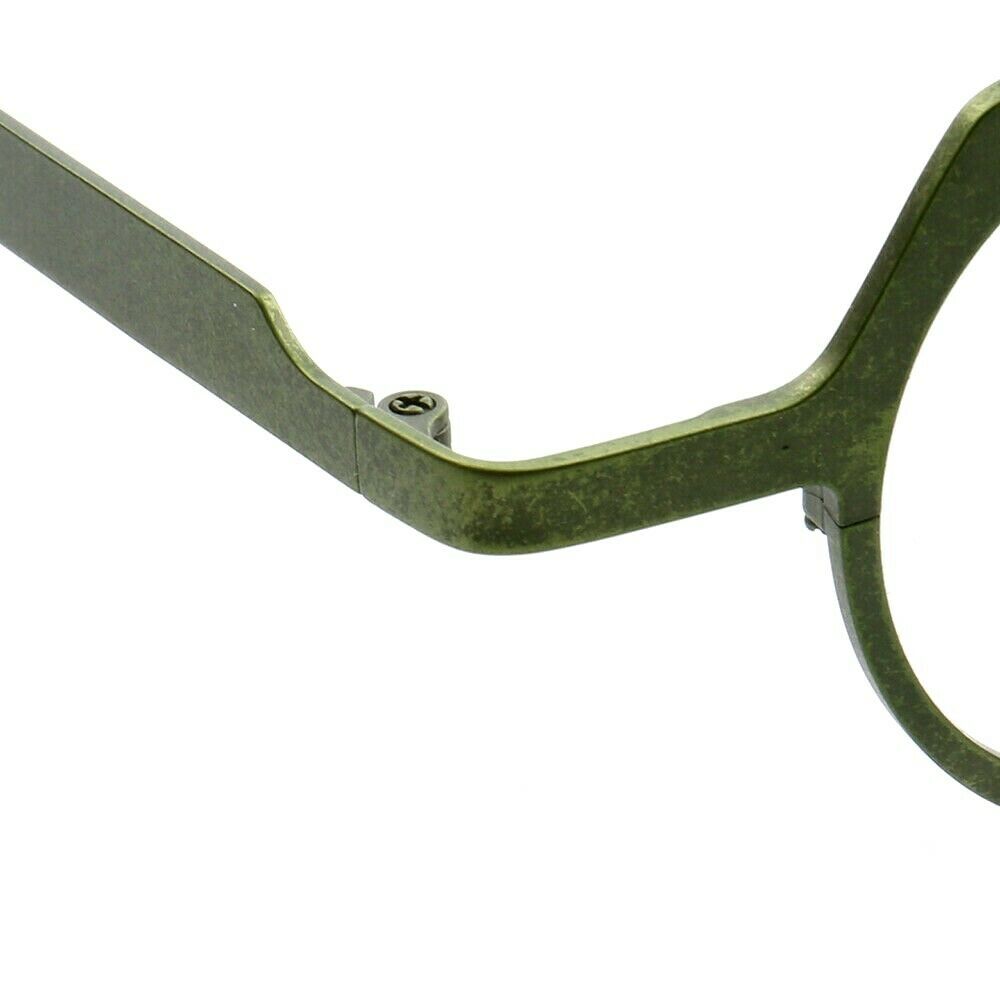 Temple of green titanium eyeglasses frames