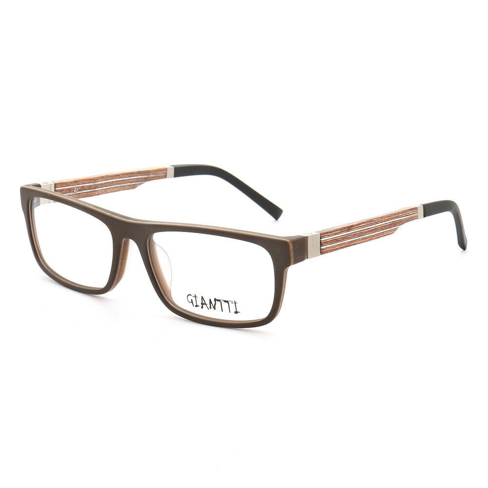 brown wooden eyeglasses