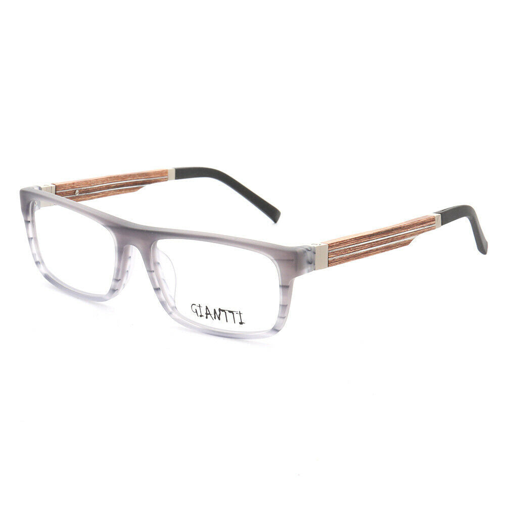 grey wooden eyeglasses