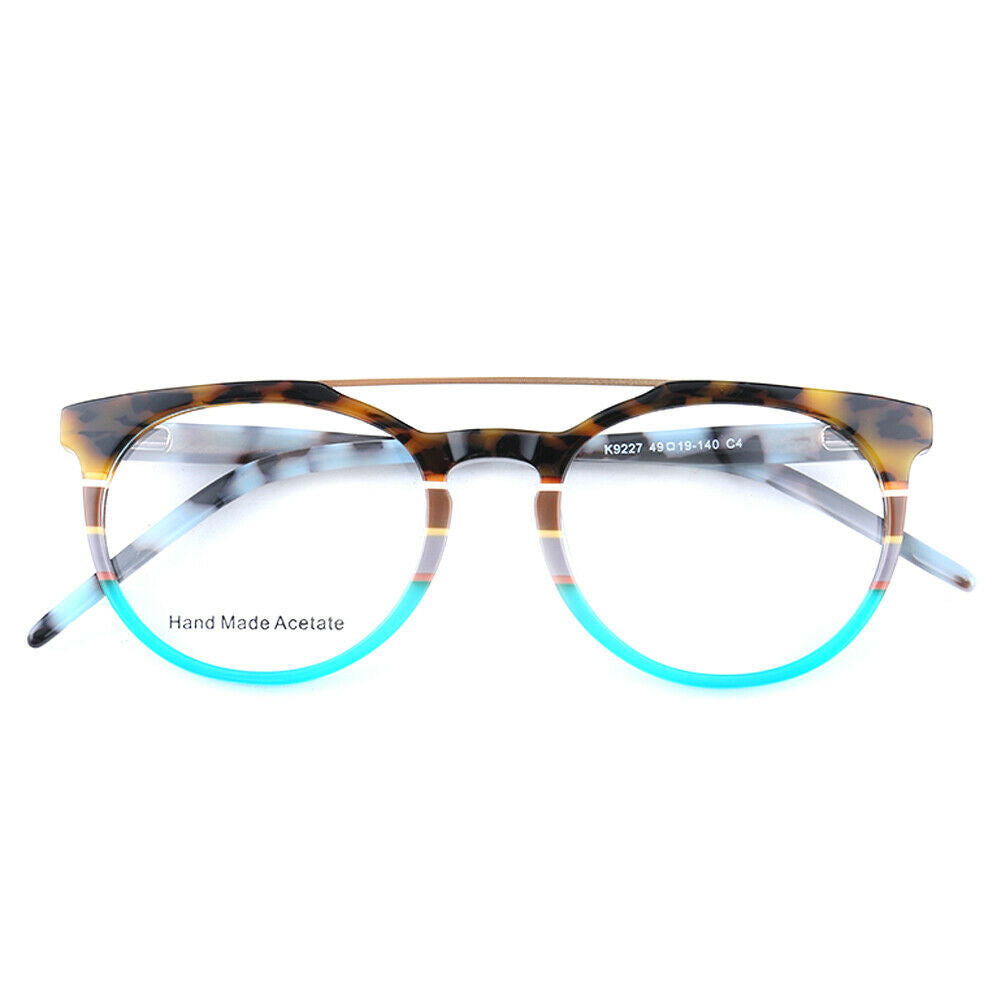 Tortoise flat top eyeglasses